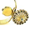 Imposantes Goldarmband mit Edelstein-Rosette & integrierter Omega-Uhr 81,4 g TOP – Bild 10