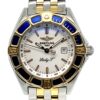 Breitling D52065 Lady J Damen Fliegeruhr mit Datum Edelstahl & Gold J-Classband