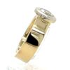 Brillantring mit 1,01 Ct. Diamant-Solitär 14 Kt / 0,585 Gelbgold Größe 55 – Bild 4