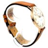 Doxa 11857/16 Herren Dresswatch Automatic 14 Kt. Roségold Lederband 1960er Jahre – Bild 4