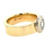 Brillantring mit 1,01 Ct. Diamant-Solitär 14 Kt / 0,585 Gelbgold Größe 55 – Bild 5